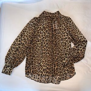 NWT: H&M Leopard Top